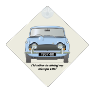 Triumph TR5 1967-68 (Hard Top) Car Window Hanging Sign